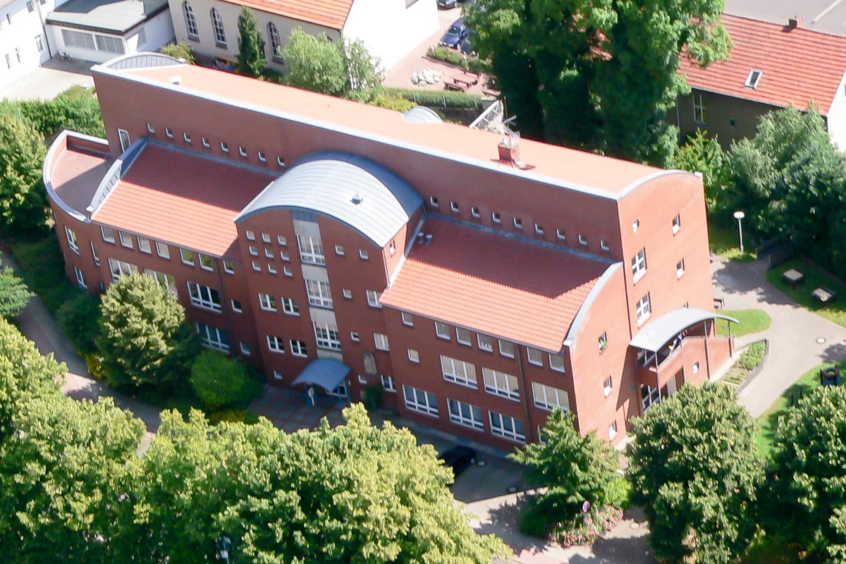 Die St. Franziskus Schule von oben